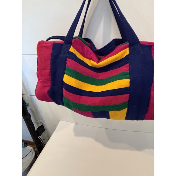 Handmade Handbags - Large Patchwork Handmade travel bag. One‎ Of A Kind.